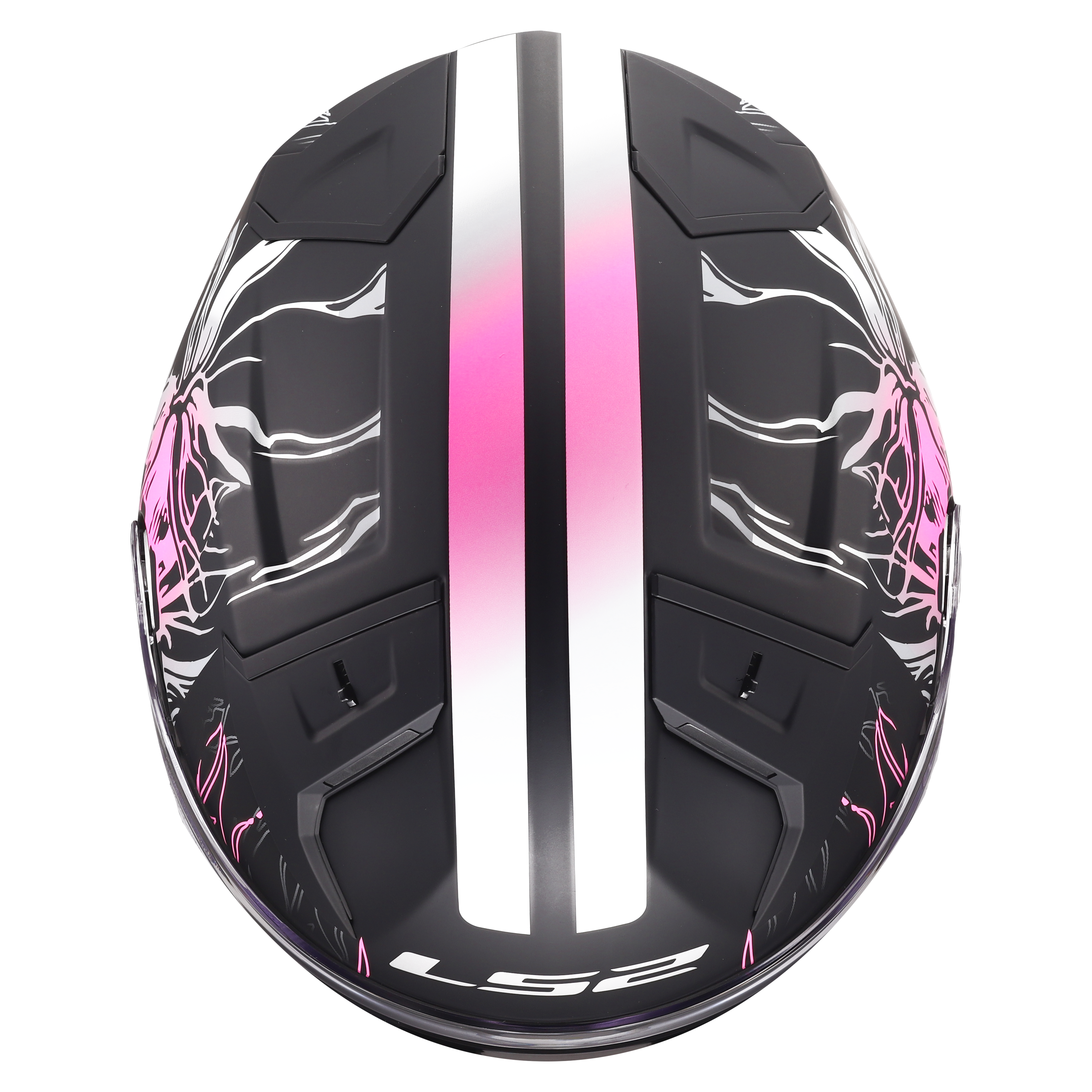 LS2 FF811 VECTOR II DARFLO MATT BLACK PINK  168112711 (10)